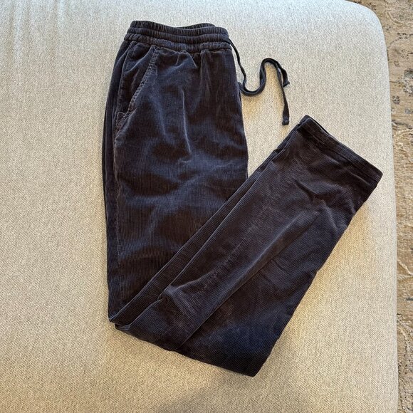 Marine Layer Navy Corduroy Elastic Pants - Picture 1 of 10